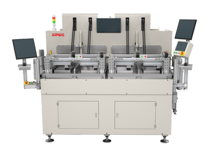 左右式双台面真空塞孔机